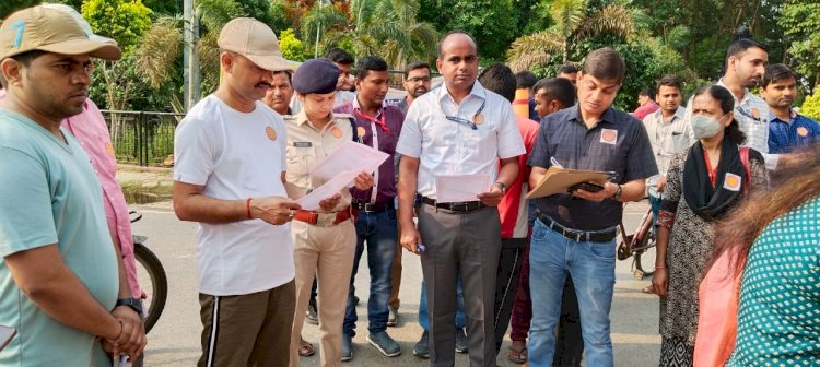 बाल श्रम के विरुद्ध जन जागरूकता अभियान को लेकर साइकिल रैली निकाली गई 