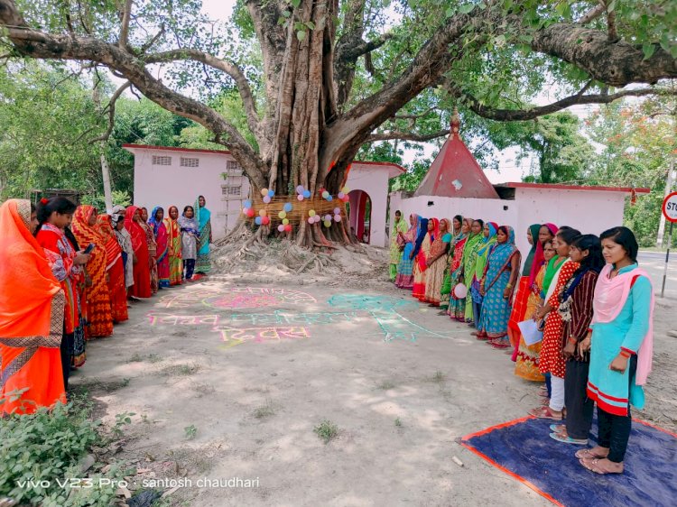 पर्यावरण दिवस पर जीविका दीदियों ने चलाया जागरूक अभियान