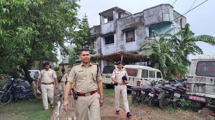 पुलिस अधीक्षक द्वारा दाउदपुर थाना का वार्षिक निरीक्षण