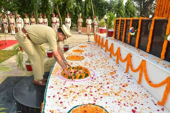 पुलिस संस्मरण दिवस पर विविध कार्यक्रम आयोजित कर शहीद पुलिस कर्मियों को श्रद्धा सुमन अर्पण