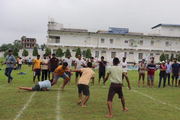 के वि वि में कबड्डी प्रतियोगिता आयोजित